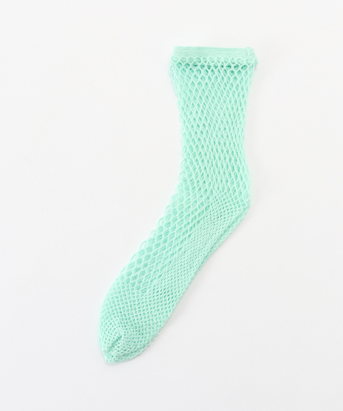 babaco（ババコ）の「【babaco/ババコ】Fishnet Socks（ソックス/靴下・レディース・グリーン/ブラック/ベージュ・FREE）」の10枚目の写真