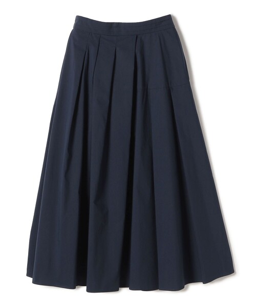 SHIPS（シップス）の「SHIPS Primary Navy Label:〈手洗い可能〉アシメ タック スカート（スカート・レディース・ネイビー/ベージュ/ブラック・38/36）」の3枚目の写真