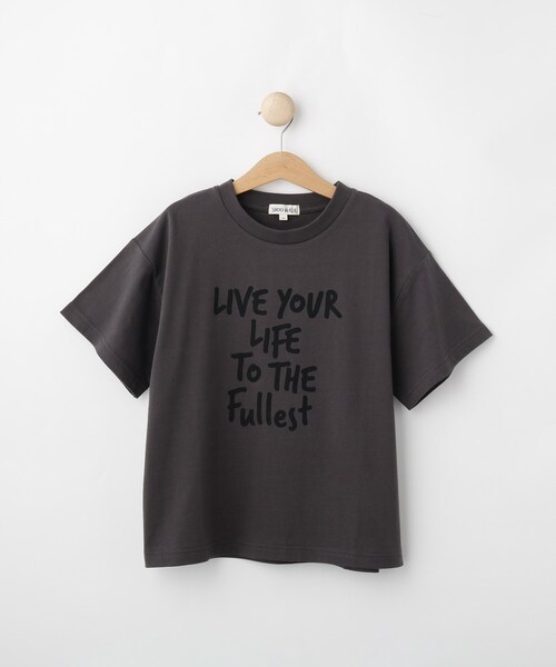 SHOO・LA・RUE(シューラルー)の「【100-150cm/親子リンク】アソートプリントTシャツ(Tシャツ/カットソー・キッズ・ピンク系3/チャコール/ホワイト系1/チャコールグレー/ホワイト系2・15 /14/13/12/11/10)」の4枚目の写真