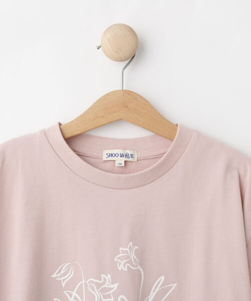 SHOO・LA・RUE(シューラルー)の「【100-150cm/親子リンク】アソートプリントTシャツ(Tシャツ/カットソー・キッズ・ピンク系3/チャコール/ホワイト系1/チャコールグレー/ホワイト系2・15 /14/13/12/11/10)」の8枚目の写真