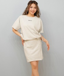 RVCA/ルーカ ワンピース ショート丈 ワンポイントロゴ BF04C-350