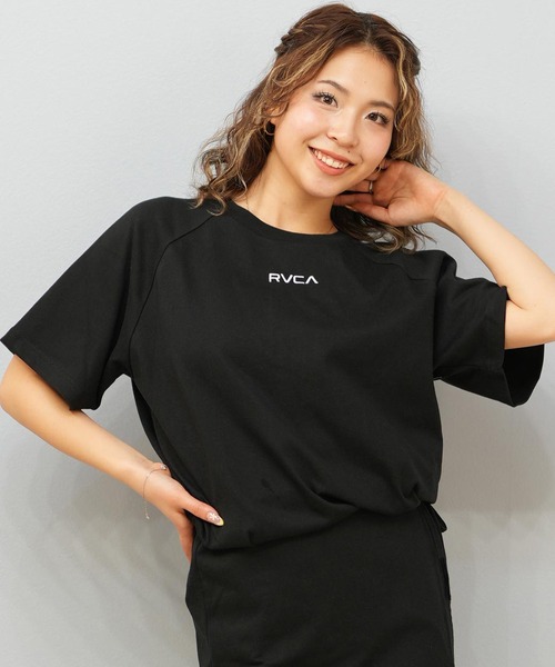 RVCA(ルーカ)の「RVCA/ルーカ ワンピース ショート丈 ワンポイントロゴ BF04C-350(ワンピース・レディース・グレー/ブラック/ホワイト・S/M)」の11枚目の写真