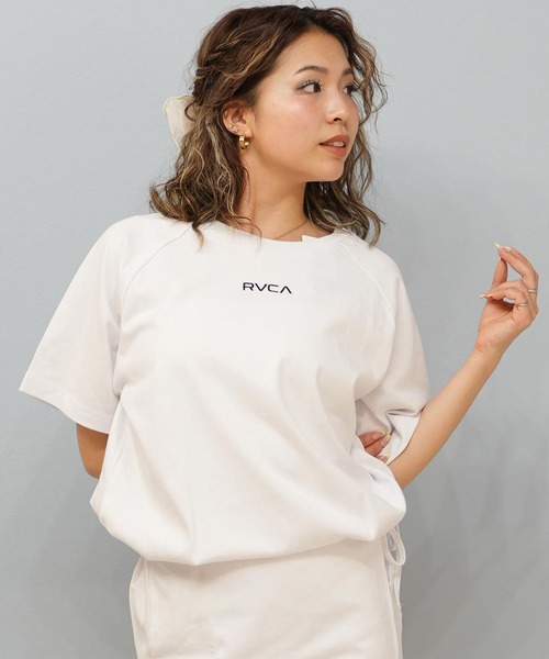 RVCA(ルーカ)の「RVCA/ルーカ ワンピース ショート丈 ワンポイントロゴ BF04C-350(ワンピース・レディース・グレー/ブラック/ホワイト・S/M)」の5枚目の写真