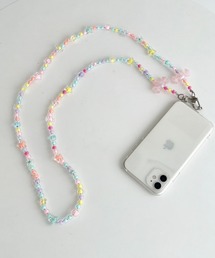 SOLLON.（ソルロン）の「カラフルビーズスマホショルダー（スマホグッズ）」