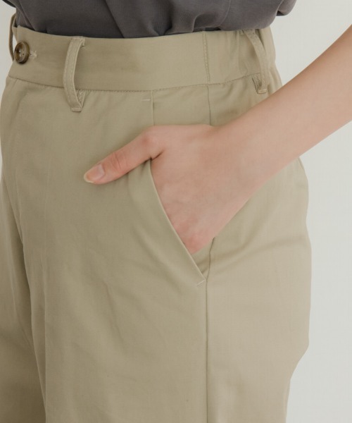 slattgir(スラットジール)の「高身長 ワイドチノパンツ 丈長め・トールサイズ Essenave(チノパンツ・レディース・ベージュ/ネイビー・LL/3L/4L/5L/M/L)」の19枚目の写真