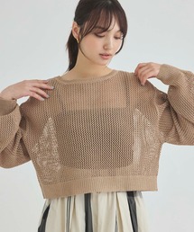 fifth（フィフス）の「メッシュ編みラメニット（ニット/セーター）」