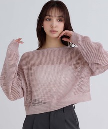 fifth（フィフス）の「メッシュ編みラメニット（ニット/セーター）」