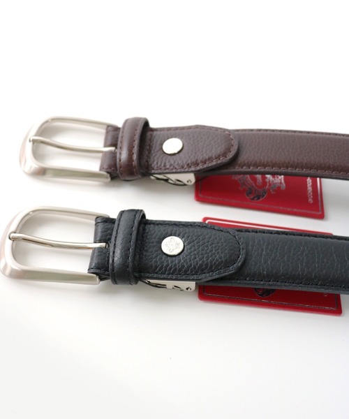 Orobianco（オロビアンコ）の「〈Orobianco/オロビアンコ〉ORB-010822 D 30mm幅 ベルト シボ加工仕上げ （BOX/ショッパー付き）（ベルト・メンズ・ブラック/ダークブラウン・FREE）」の15枚目の写真