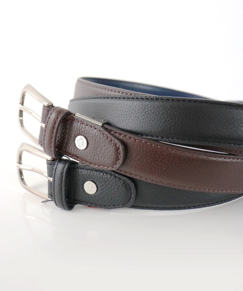 Orobianco（オロビアンコ）の「〈Orobianco/オロビアンコ〉ORB-010822 D 30mm幅 ベルト シボ加工仕上げ （BOX/ショッパー付き）（ベルト・メンズ・ブラック/ダークブラウン・FREE）」の14枚目の写真