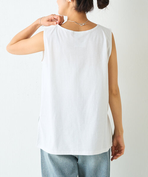 BEARDSLEY / ビアズリー スラブコットンタンクトップ スラブコットンタンクトップ（タンクトップ）｜BEARDSLEY