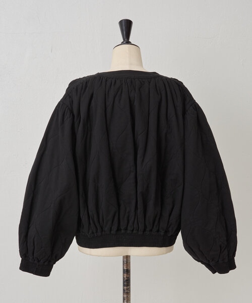 ビアズリー　Beardsley キルティング　ブルゾン　ブラック　レディースF ビアズリー Beardsley キルティング ブルゾン ブラック