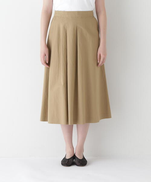human woman(ヒューマンウーマン)の「◆C/Lウェザーアシンメトリータックスカート(スカート・レディース・ベージュ/ネイビー・SMALL/MEDIUM)」の8枚目の写真