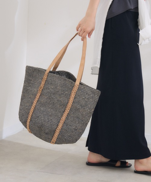 KATHARINE ROSS(キャサリンロス)の「【KATHARINE ROSS】【MADE IN MADA】 トートバッグ(トートバッグ・レディース・ベージュ/ライトグレー・MEDIUM)」の16枚目の写真