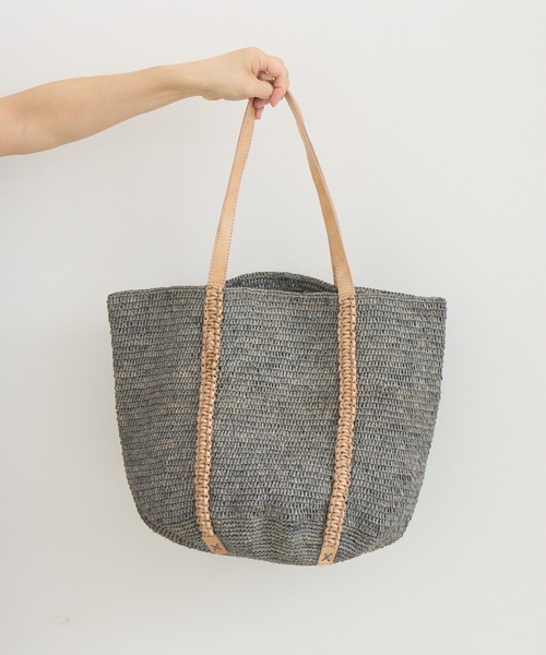 KATHARINE ROSS(キャサリンロス)の「【KATHARINE ROSS】【MADE IN MADA】 トートバッグ(トートバッグ・レディース・ベージュ/ライトグレー・MEDIUM)」の20枚目の写真