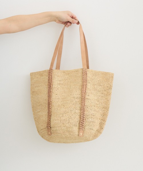 KATHARINE ROSS(キャサリンロス)の「【KATHARINE ROSS】【MADE IN MADA】 トートバッグ(トートバッグ・レディース・ベージュ/ライトグレー・MEDIUM)」の21枚目の写真