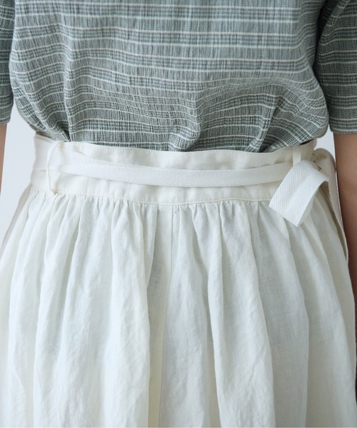 Y*i様 今季タグ付き★ yuni △リネン　ラップスカート Y*i様 今季タグ付き☆ yuni △リネン ラップスカート - メルカリ