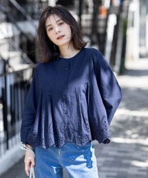 スカラップ レース」に該当するシャツ/ブラウス（レース