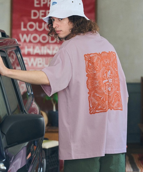UN-FILLED(アンフィルド)の「mt9710- U.F ANGEL BANDANNA T-SHIRT Tシャツ(Tシャツ/カットソー・メンズ・ミックスグレー/ホワイト/パープル系その他・M/L/XL)」の3枚目の写真