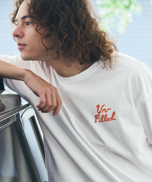UN-FILLED(アンフィルド)の「mt9710- U.F ANGEL BANDANNA T-SHIRT Tシャツ(Tシャツ/カットソー・メンズ・ミックスグレー/ホワイト/パープル系その他・M/L/XL)」の2枚目の写真