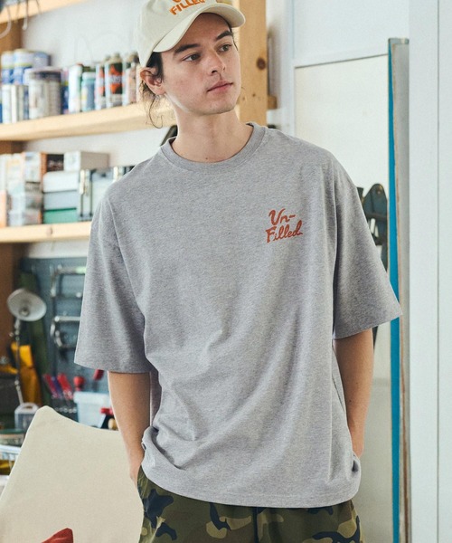 UN-FILLED(アンフィルド)の「mt9710- U.F ANGEL BANDANNA T-SHIRT Tシャツ(Tシャツ/カットソー・メンズ・ミックスグレー/ホワイト/パープル系その他・M/L/XL)」の4枚目の写真