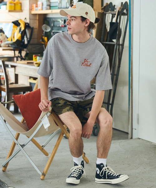 UN-FILLED(アンフィルド)の「mt9710- U.F ANGEL BANDANNA T-SHIRT Tシャツ(Tシャツ/カットソー・メンズ・ミックスグレー/ホワイト/パープル系その他・M/L/XL)」の8枚目の写真