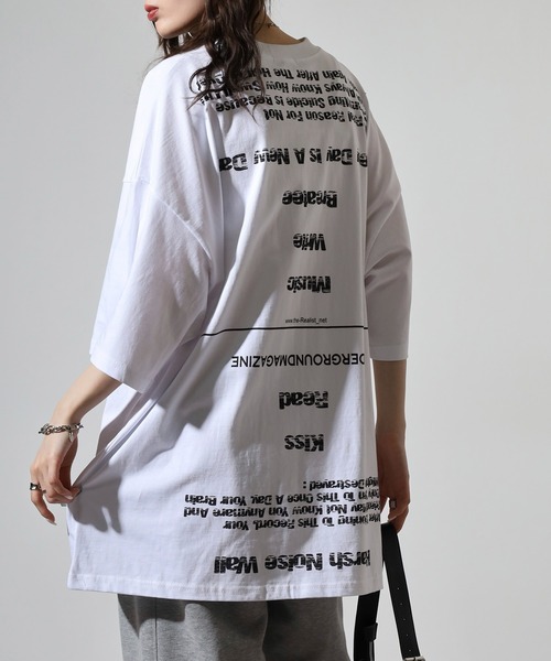 FUNALIVE(ファンアライブ)の「ABETTOR 韓国製フロント&バックフルロゴプリントヘビーオンスSS/T(Tシャツ/カットソー・メンズ・ブラック/ホワイト・FREE)」の13枚目の写真