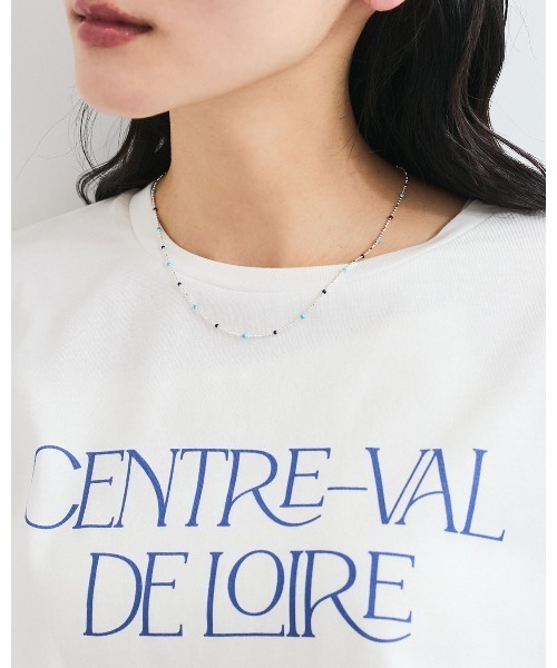 VIS(ビス)の「カラーチェーンネックレス(ネックレス・レディース・ピンク系その他2/ブルー系その他4・FREE)」の1枚目の写真