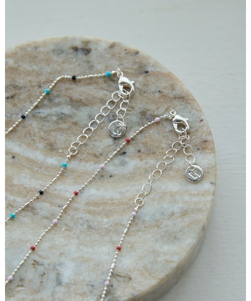 VIS(ビス)の「カラーチェーンネックレス(ネックレス・レディース・ピンク系その他2/ブルー系その他4・FREE)」の6枚目の写真
