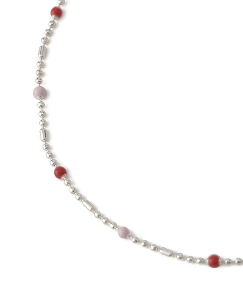 VIS(ビス)の「カラーチェーンネックレス(ネックレス・レディース・ピンク系その他2/ブルー系その他4・FREE)」の7枚目の写真