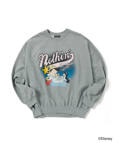 Little sunny bite(リトルサニーバイト)の「【Little Sunny Bite】pinocchio sweat top(スウェット・レディース・グレー/ブラック・MEDIUM/SMALL)」の2枚目の写真