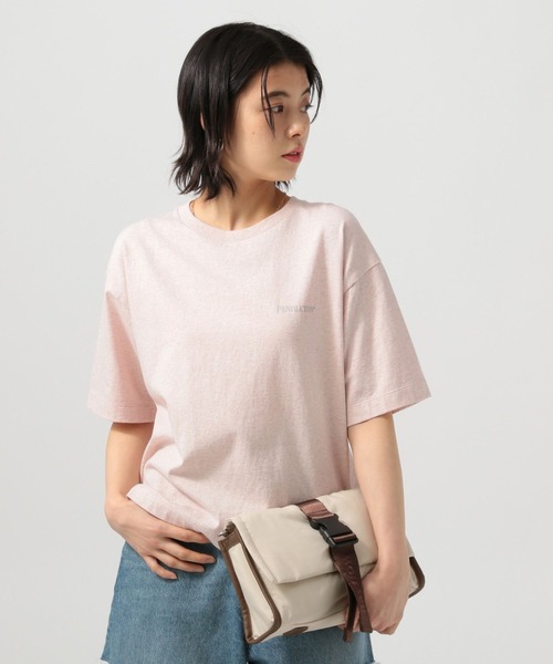 PENDLETON(ペンドルトン)の「【PENDLETON(ペンドルトン)】別注バックプリントT(Tシャツ/カットソー・レディース・オフホワイト/グリーン/ピンク・FREE)」の20枚目の写真