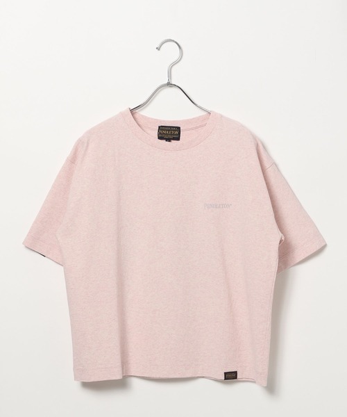 PENDLETON(ペンドルトン)の「【PENDLETON(ペンドルトン)】別注バックプリントT(Tシャツ/カットソー・レディース・オフホワイト/グリーン/ピンク・FREE)」の7枚目の写真