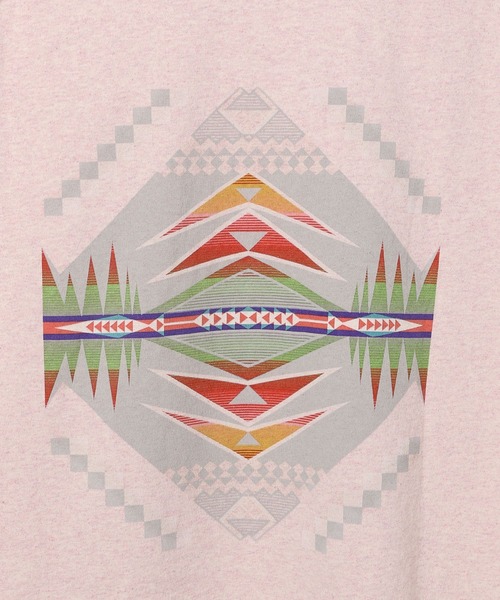 PENDLETON(ペンドルトン)の「【PENDLETON(ペンドルトン)】別注バックプリントT(Tシャツ/カットソー・レディース・オフホワイト/グリーン/ピンク・FREE)」の10枚目の写真