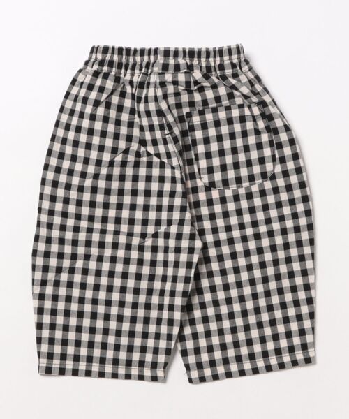 aimoha（アイモハ）の「チェック柄カジュアルパンツ（その他パンツ・キッズ・ブラック/グリーン・90/100/110/120/130）」の3枚目の写真