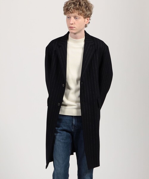 パンチ：マッキントッシュ　チェスターコート ネイビー40 MACKINTOSH HUMBIE チェスターコート（チェスターコート
