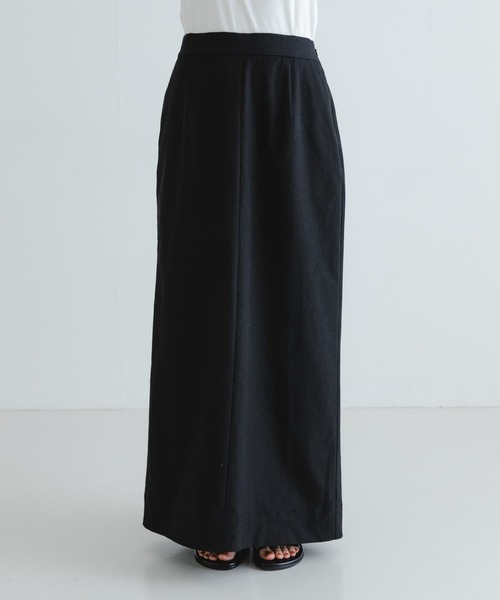 URBAN RESEARCH（アーバンリサーチ）の「『2サイズ展開』リネン混ロングスカート（スカート・レディース・ブラック/ベージュ系その他・36/38）」の15枚目の写真