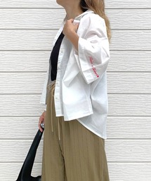 Q | キャンブリックボイル半袖シャツ(シャツ/ブラウス)