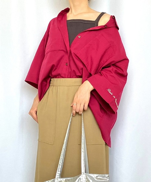 ブラウス シャツ キャンブリックボイル半袖シャツ レディース Q ブラウス シャツ キャンブリックボイル半袖シャツ レディース