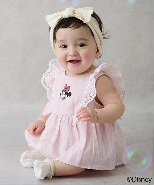 petit main（プティマイン）の「【Disney】肩フリルチュニックセットアップ（その他ベビーウェア・キッズ・ライトピンク/オフホワイト/ラベンダー・70cm/80ｃｍ）」の19枚目の写真