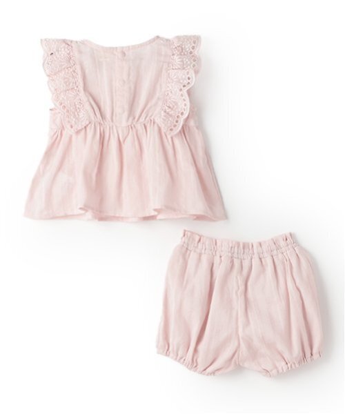 petit main（プティマイン）の「【Disney】肩フリルチュニックセットアップ（その他ベビーウェア・キッズ・ライトピンク/オフホワイト/ラベンダー・70cm/80ｃｍ）」の15枚目の写真