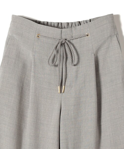 SHIPS Colors（シップス カラーズ）の「SHIPS Colors:〈洗濯機可能〉リネンライク イージー パンツ 2◇（その他パンツ・レディース・ヘザーグレー/サンドベージュ/ダークブルー・SMALL/MEDIUM/LARGE）」の10枚目の写真