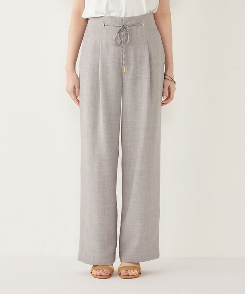 SHIPS Colors:〈洗濯機可能〉リネンライク イージー パンツ 2