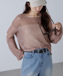 FREE'S MART | ◇メッシュスパンコールニット(ニット/セーター)