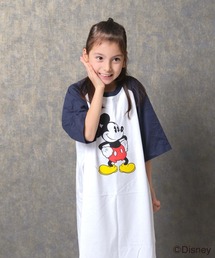 【Disney/ディズニー】　MICKEY　ミッキーマウス　キッズ　オーバーサイズ　ワンピース