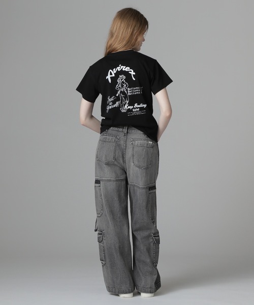 国内発送【AVIREX】ダブルポケットデニムパンツ W POCKET DENIM PANTS/ダブルポケットデニムパンツ（デニム