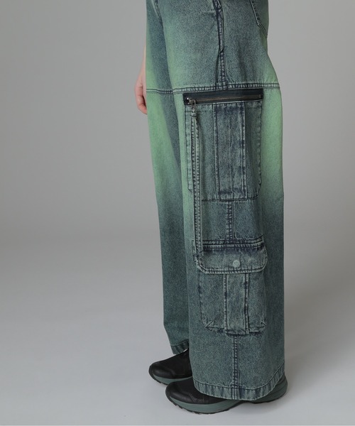 国内発送☆AVIREX☆W POCKET DENIM PANTS W POCKET DENIM PANTS/ダブルポケットデニムパンツ（デニム