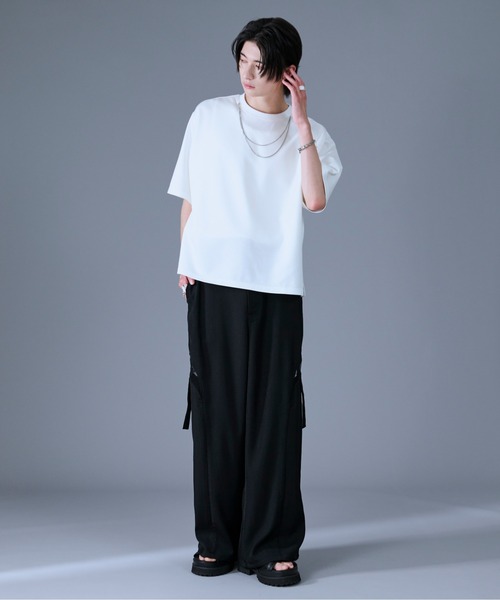 Ellno Loset(エルノロゼット)の「サイドシアーカットアウトパンツ(その他パンツ・メンズ・ブルーグリーン/ブラック・X-SMALL/LARGE/MEDIUM/SMALL)」の21枚目の写真