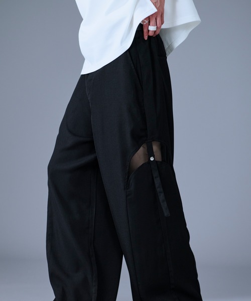 Ellno Loset(エルノロゼット)の「サイドシアーカットアウトパンツ(その他パンツ・メンズ・ブルーグリーン/ブラック・X-SMALL/LARGE/MEDIUM/SMALL)」の20枚目の写真