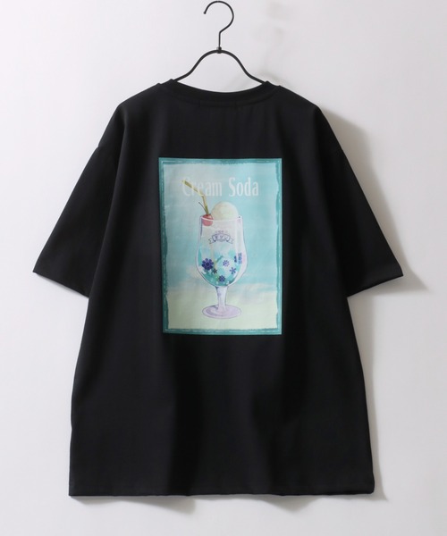 セール】Retro Illustration T-shirt/レトロ喫茶 デザート
