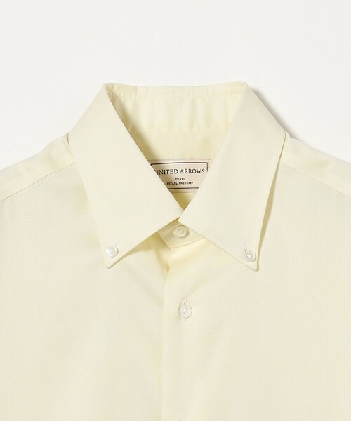 UNITED ARROWS(ユナイテッドアローズ)の「イージーケア AG パナマ イタリアン ボタンダウン シャツ -抗菌防臭・通気性-(ビジネスシャツ・メンズ・ライトブルー/ホワイト/イエロー・38cm/39cm/41cm/40cm)」の16枚目の写真